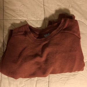 Aerie burnt orange lightweight crew neck